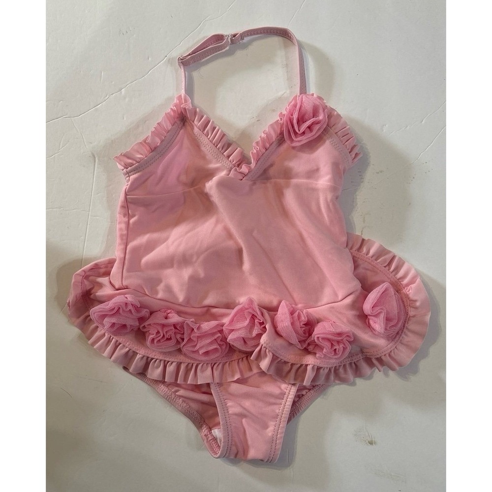 Koala Kids Pink Tutu Swim Suit (Sz 24M-2T)